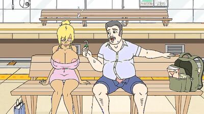 Watch this naughty cartoon babe get her big dick drilled in a hot hentai sex movie