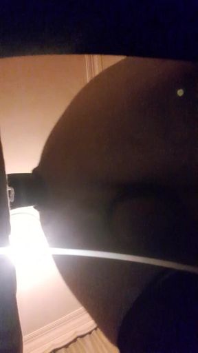 Big dildo stretching my big ass hole