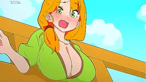 Alex Caught in Fence as Steve Fights Close By – Steamy Hentai Cartoon Encounter