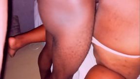 Dick got all locked up in that wide pussy