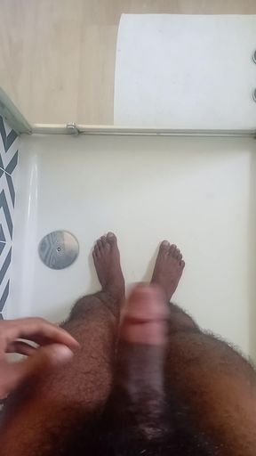 Jim masturbates in an Airbnb and explodes a huge load