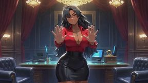 Chastity Fantasies #10B: Ebony Boss's Ultimate Chastity Ruin Confession (Animated)