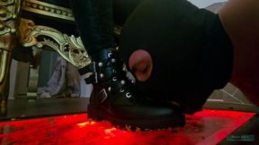 Monika Schmidt Dirty Shoe Soles Licking Giantess Boot Worship