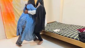 Thief Enters Aunty&#039;s Room &amp; Try To Tie Her But she caught him &amp; tied up, Then fuck him &amp; She Gets Rough Anal Fuck From Thief