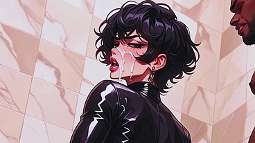 Effeminate femboy likes to wear leather and get fucked in the ass in a gangbang. Anime Hentai Pinoy