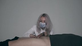 medical exam of a flaccid penis  CFNM