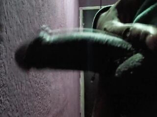 Locker Room Handjob cums