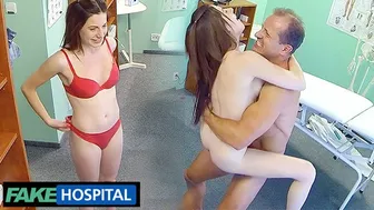 Young Brunette Begs Doctor For Rough Bareback Sex In Hospital Roleplay