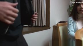 Saki Mizumi, Asian MILF, eager housewife, slurps and swallows like there&#039;s no tomorrow, licking pussies and tit-fucking like a champ.