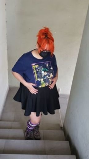 Chica Gamer Flashing at Teleperformance in Monterrey