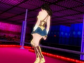 Wonder Woman Hawt Striptease Dance