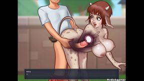 Cowgirl gets her pussy filled with a massive load of cumshot from a young cock