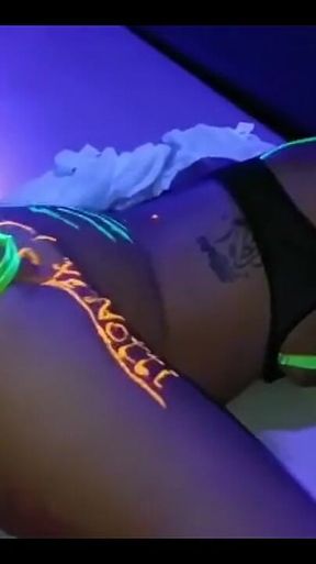 Fluo Party...he Fuck Me in the Swinger Club