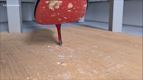 Nail Heel Louboutin Role Play Digging My Sharp Heels into the Floor