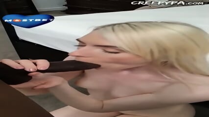 Young Snowbunny Blonde Luvin Beautiful Black Cock