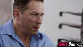 Blonde temptress Scarlet Red gets intense creampie in her soaked pussy&#x1F32E;&#xFE0F;