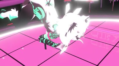 VRChat furry striptease girl tease in virtual reality