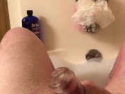 POV Fucking Myself While Taking a Bath
