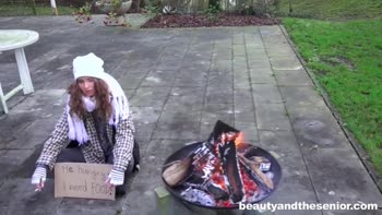 Begging for Cock Outside: A Homeless Babe's Hardcore Pleasure