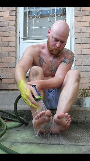 I Needed to Wash My Hands and Feet I After Got a Little Carried Away with a Painting I Was Working on