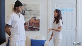 Bo Sinn Gets Drilled Hard by Malik Delgaty - Ass Fuck Fest