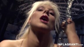 Suzi Anne gets screaming orgasm by the black fuck-machine