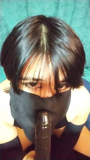 POV: Femboy Amateur gives you a blowjob