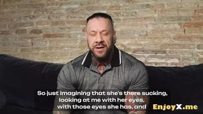 Dumbly doe-eyed damsel gets gangbanged by hulking horned heathen having her bald beaver pounded relentlessly