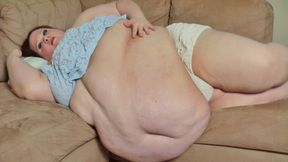 Your Feedee Girlfriend Compilation Gaining Talk and Fat Show Off *WMV*