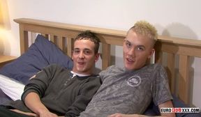 Gay Europeans Clayton and Luke Desmond anal fuck hardcore