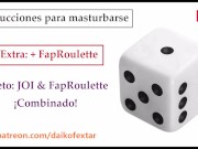 JOI Español ESPECIAL CON AZAR, Instrucciones para masturbarse.