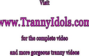 This tart is wild with a blond tranny