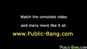 Busty Asian sharing her anus publicly