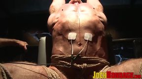 Sadistic Master Mulengro zaps Derek Pain with the power of excruciating electrodes