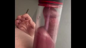 Playing With A Cock Pump and My Cock Appreciates the Attention