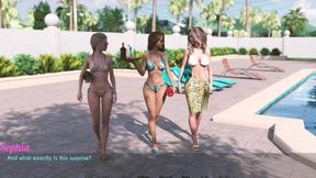 AWAM #40 Kissing Sophia Breast and play with nipple's
