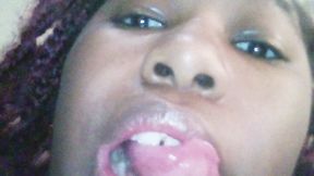Giantess uses her Gigantic Sexy Mouth to Play Kinky Games with Tiny Husband POV 1080
