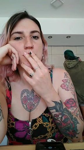 Pierced Latina cam girl - Big knockers
