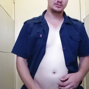 I played with my cock in uniform to buy a car