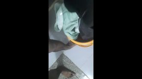 Hot *** Materbates During Washing Clothes