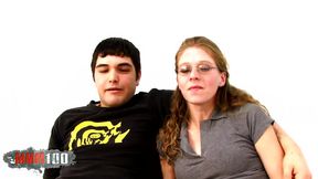 She's going to get fucked in front of her boyfriend's eyes