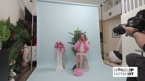 bts - cutie venus vixen strips down for a playful outfit try-on!
