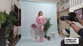 bts - cutie venus vixen strips down for a playful outfit try-on!