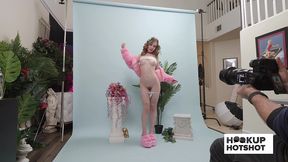 bts - cutie venus vixen strips down for a playful outfit try-on!