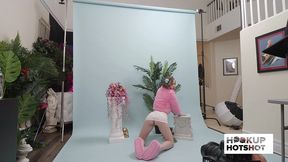 bts - cutie venus vixen strips down for a playful outfit try-on!