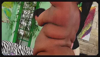 Curvy Ebony Daphne Daniels Takes on a Thick White Cock