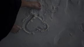 Playing in the sand