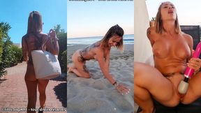 littleangel84 - solo sur le balcon au cap d agde + fontaine