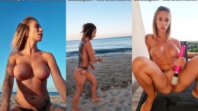 littleangel84 - solo sur le balcon au cap d agde + fontaine
