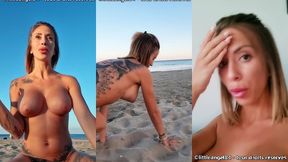 littleangel84 - solo sur le balcon au cap d agde + fontaine